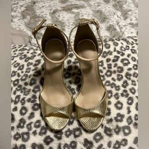 Gold heels